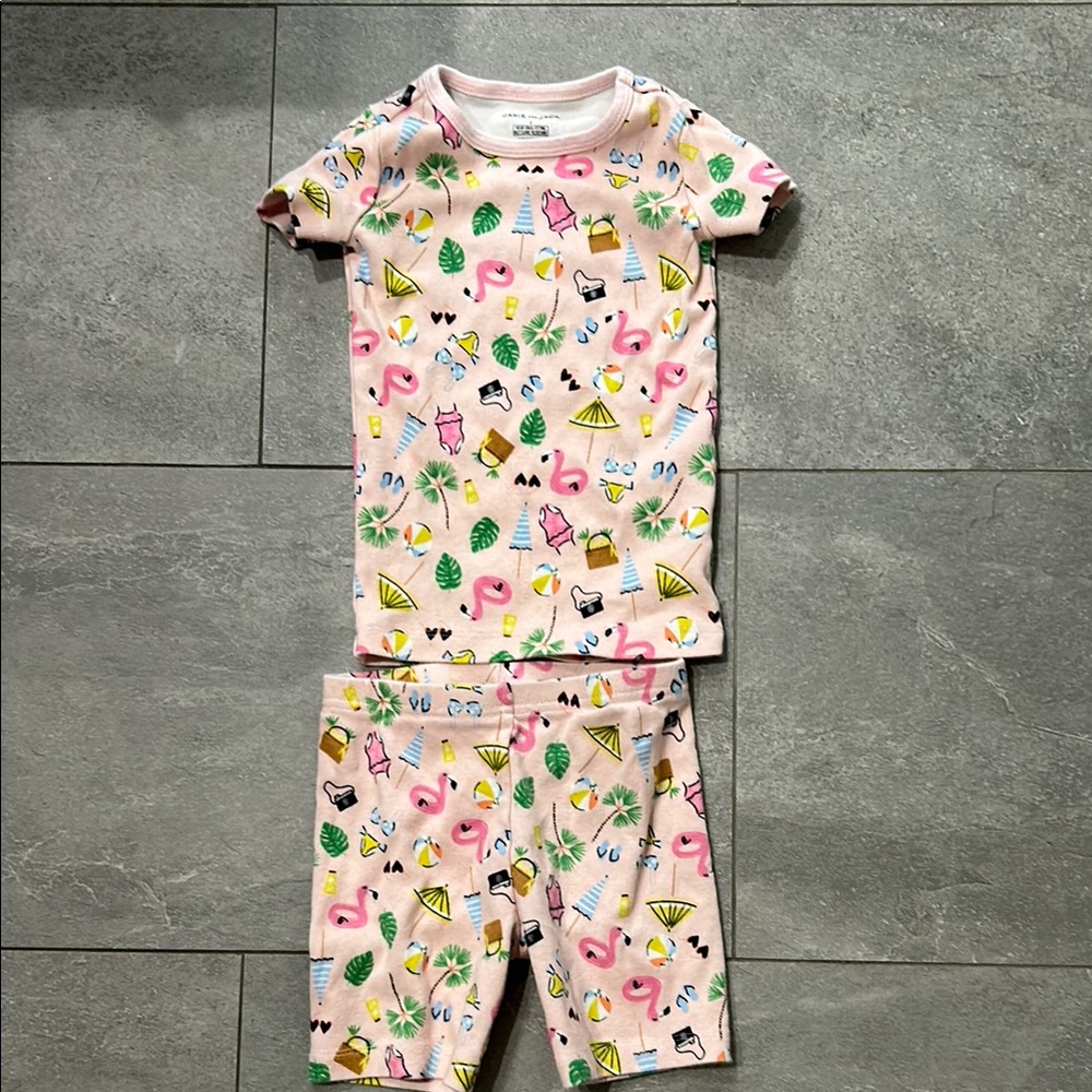 Janie and Jack Flamingo Kids Pajamas